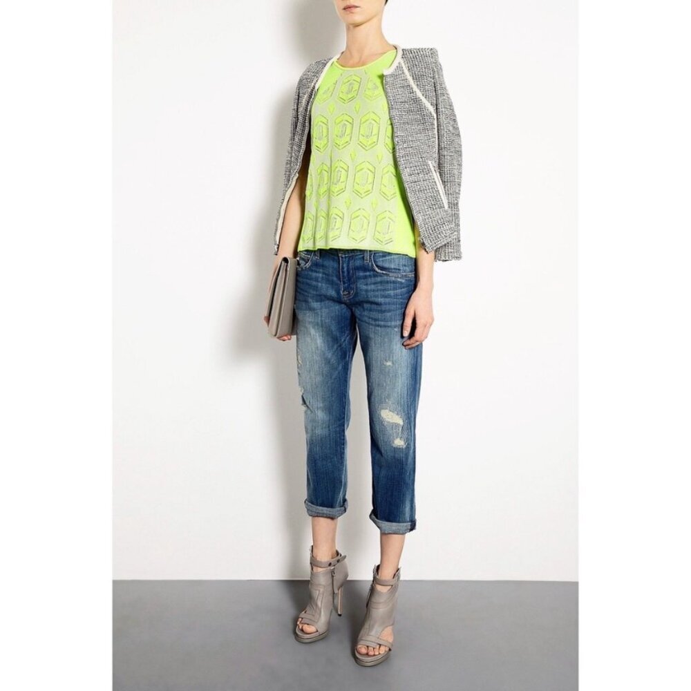 Dagmar Printed Scoop Neck Top - Picture 2 of 3